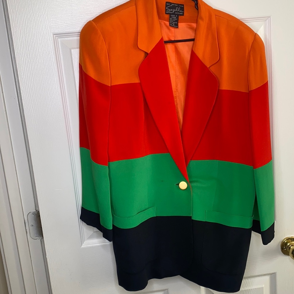 Oversized Black Pride Vintage Blazer